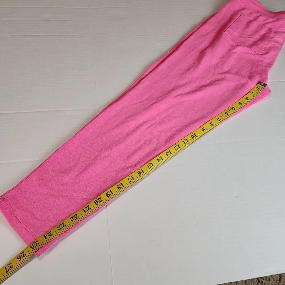 Lou & Grey sz M signature soft pink lightweight lounge pants pink pockets